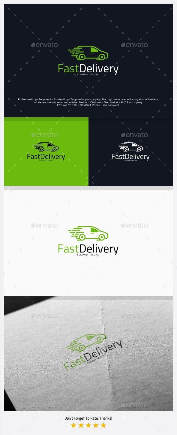 Fast Delivery Logo by putracetol | GraphicRiver