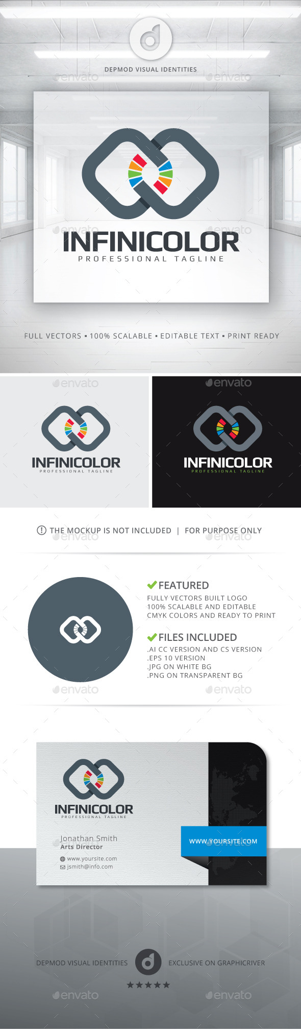Infini Color - Symbols Logo Templates