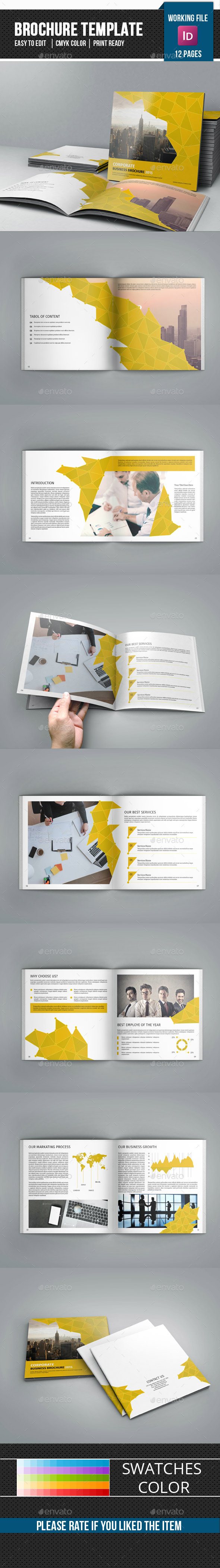 Corporate Square Bifold Brochure-V75 - Corporate Brochures