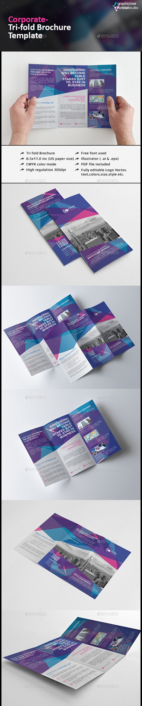 Corporate Tri-fold Brochure Corporate Tri-fold Brochure