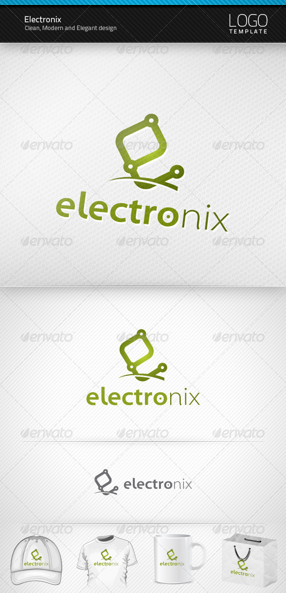 Electronix Logo - Letters Logo Templates
