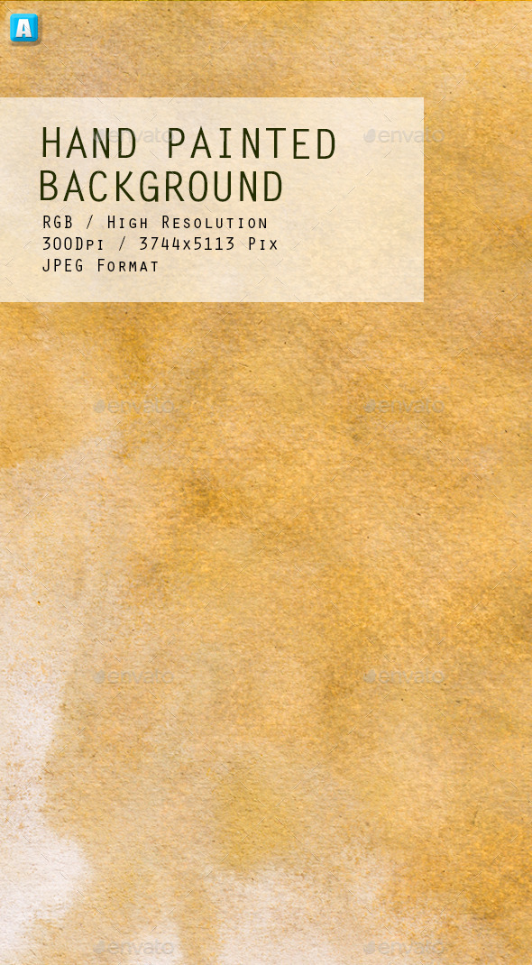 Hand Painted Background 0178 - Paper Textures