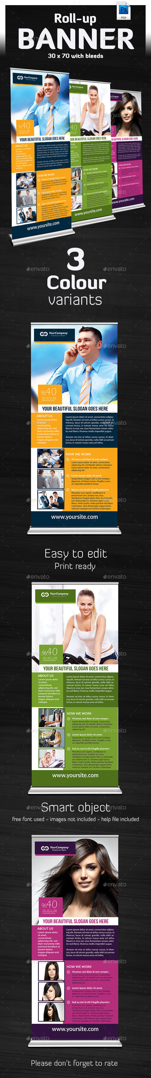 Ultimate Roll Up Banner - Signage Print Templates