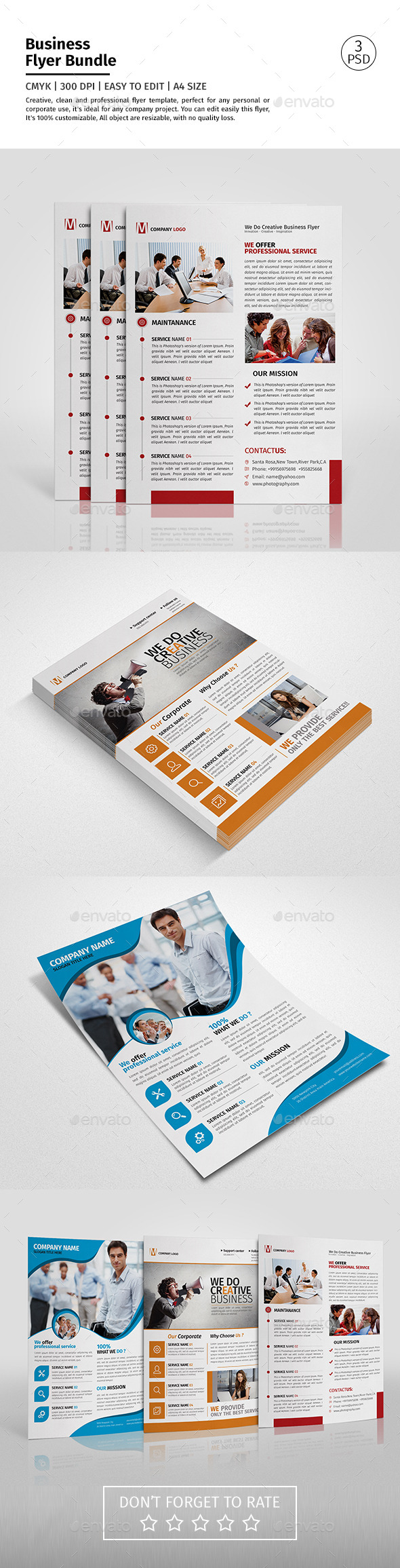 Corporate Flyer Bundle 03 - Corporate Flyers