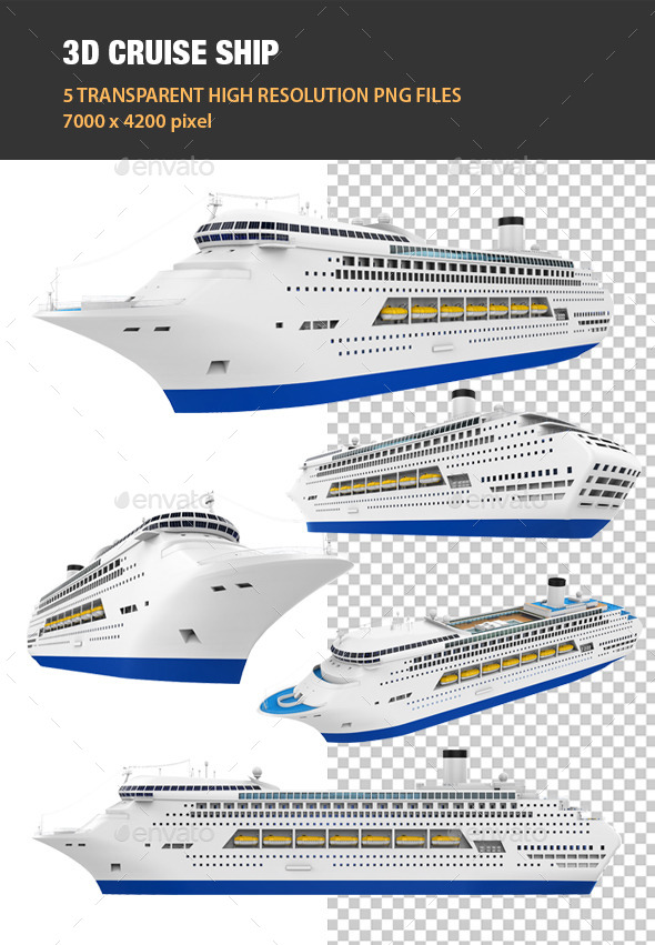 3D Cruise Ship 3D Cruise Ship
