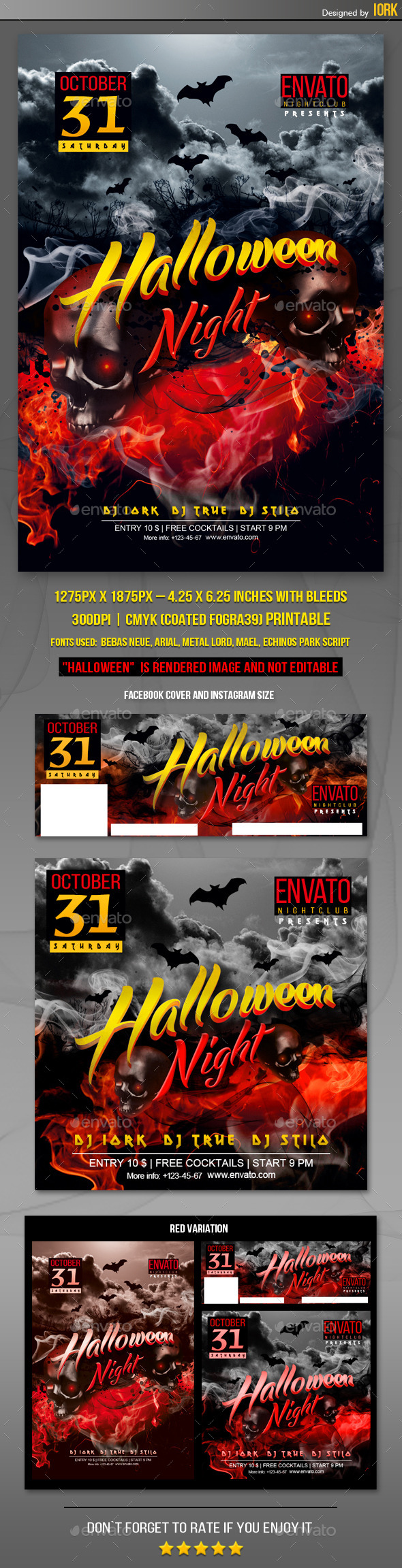 Halloween Night Flyer