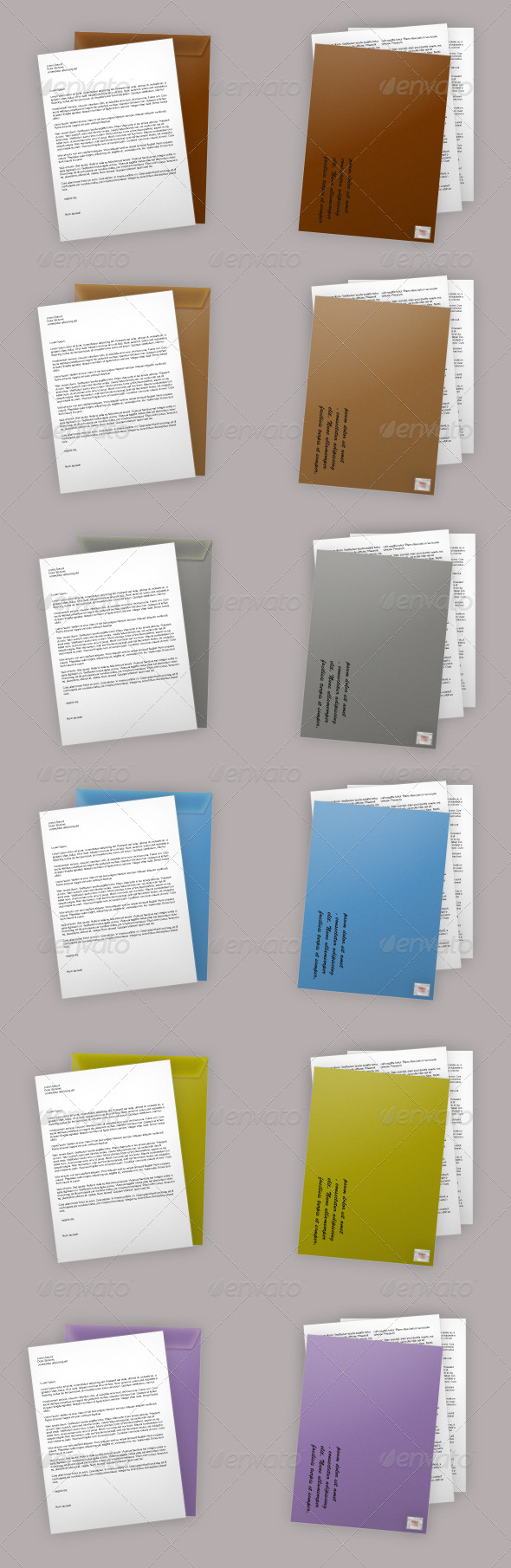 Colourful Envelope & Document icon - Miscellaneous Graphics