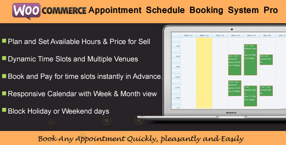WooCommerce Appointment Schedule Booking System
