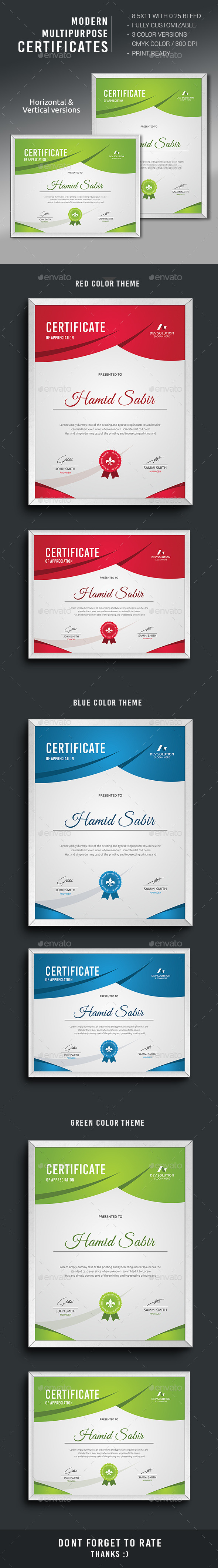 Certificate - Certificates Stationery