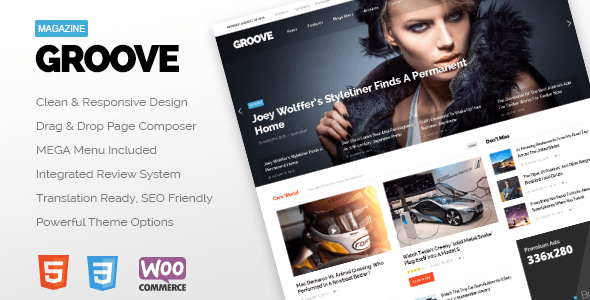 GROOVE - Clean - ThemeForest 12624201
