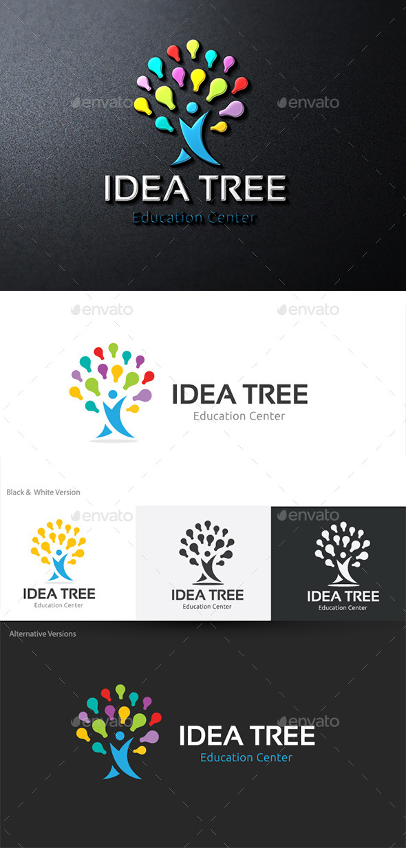 Idea Tree - Nature Logo Templates