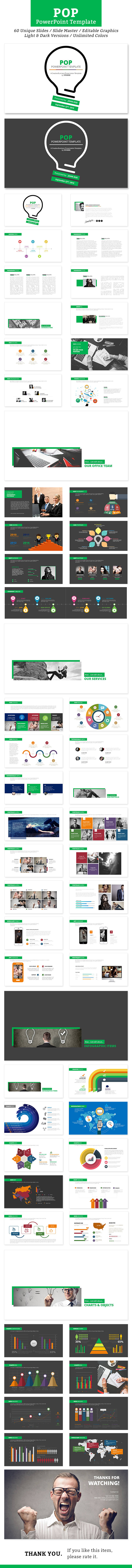 Pop PowerPoint Template - Business PowerPoint Templates