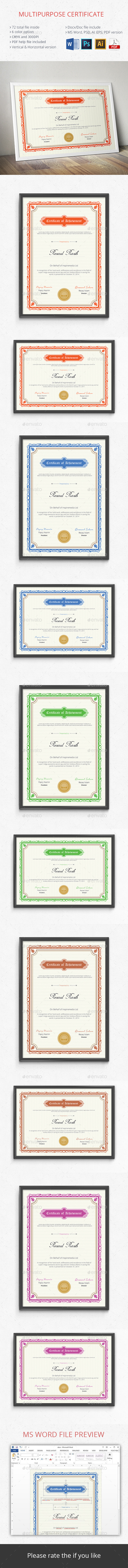 Certificate - Certificates Stationery
