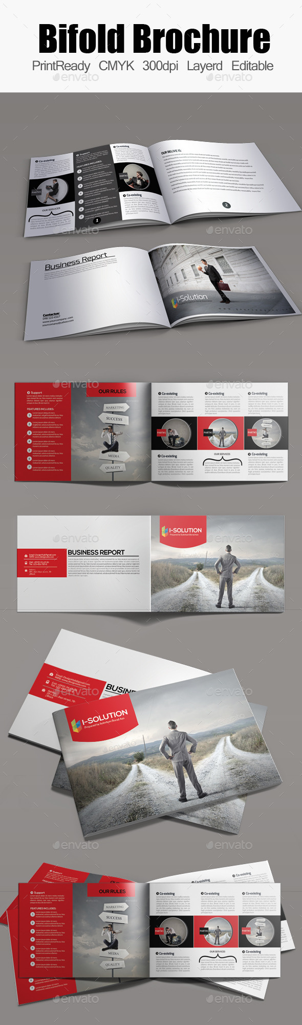 Bifold Brochure Template Bundle - Corporate Brochures