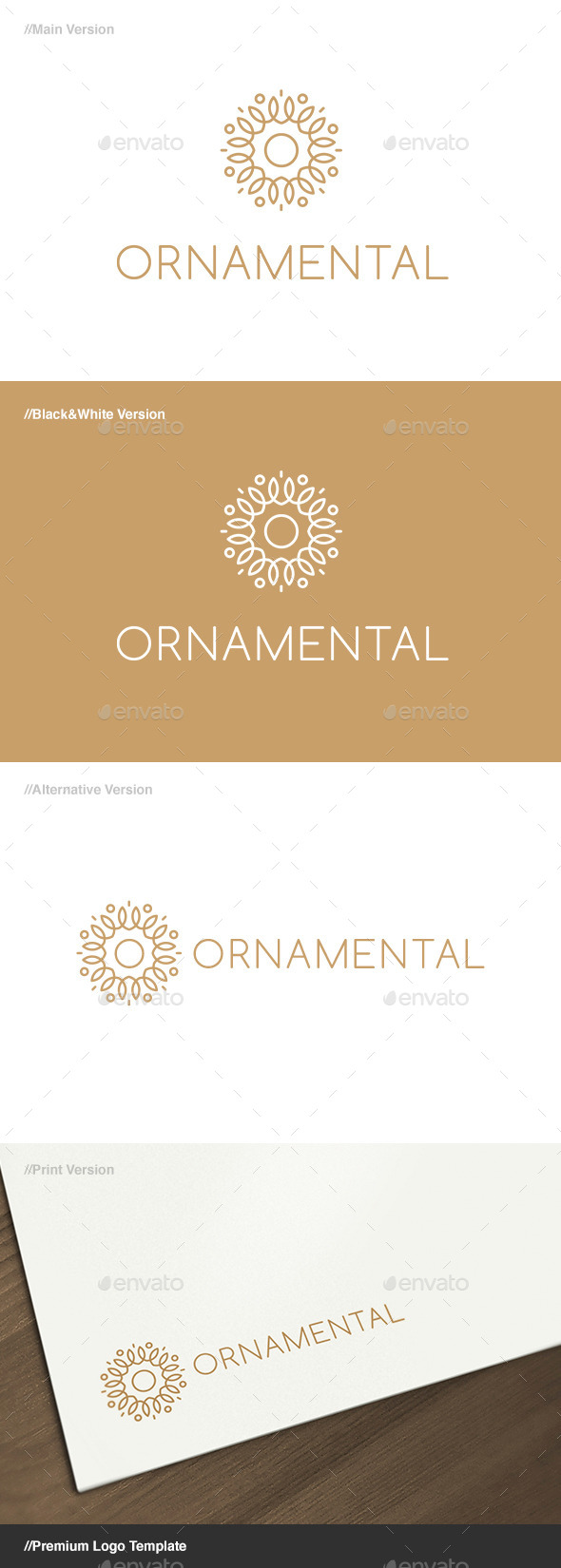 Ornamental Logo - Crests Logo Templates