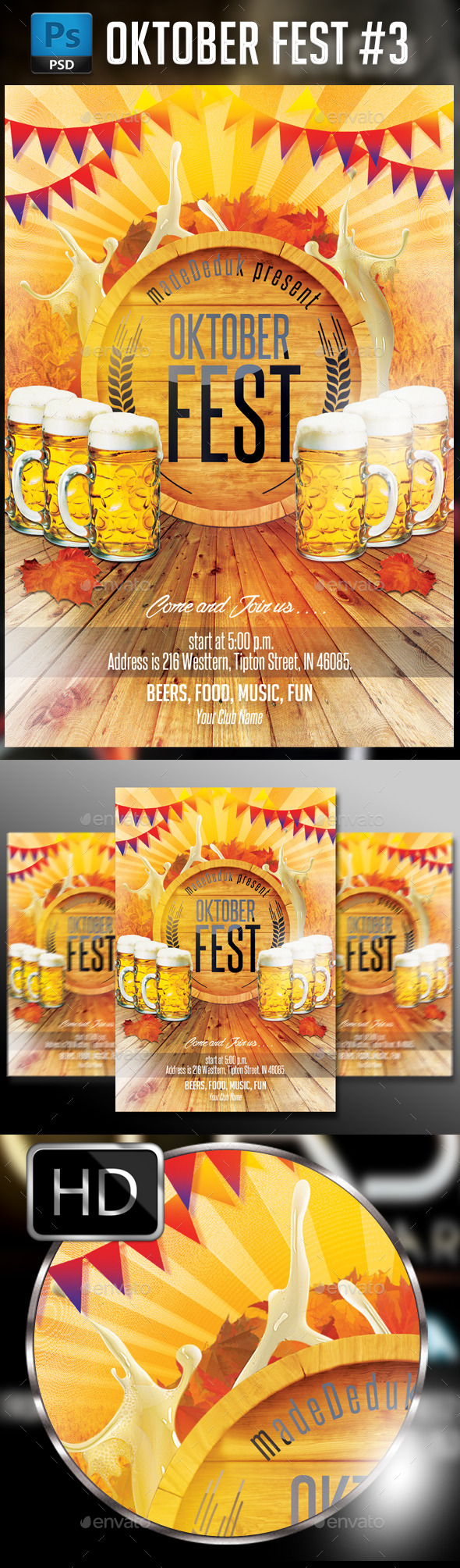 Oktober Fest #3 - Events Flyers