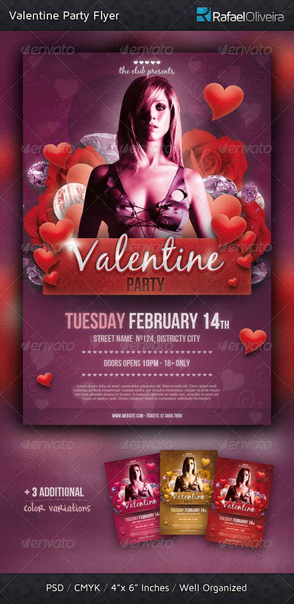 Valentine Party Flyer