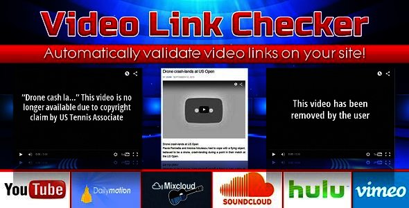 Video Link Checker - CodeCanyon 13003626
