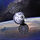 Space Satellite Orbiting The Earth - VideoHive Item for Sale