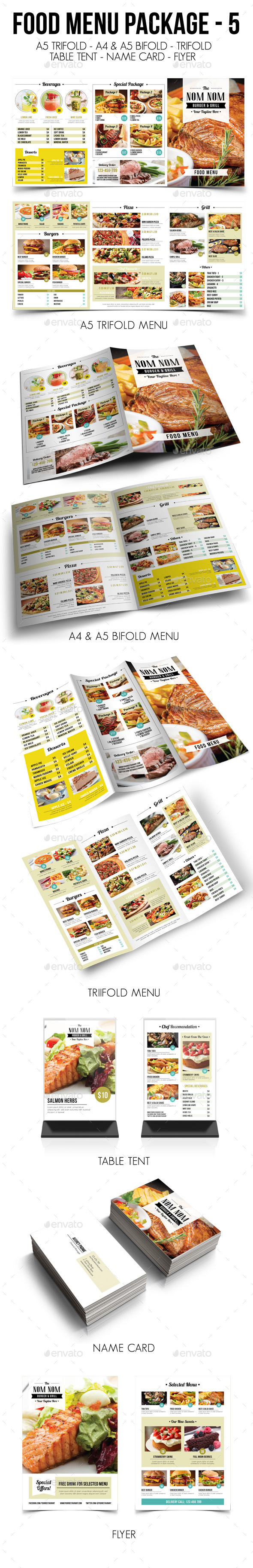 Food Menu Package 5 Food Menu Package 5