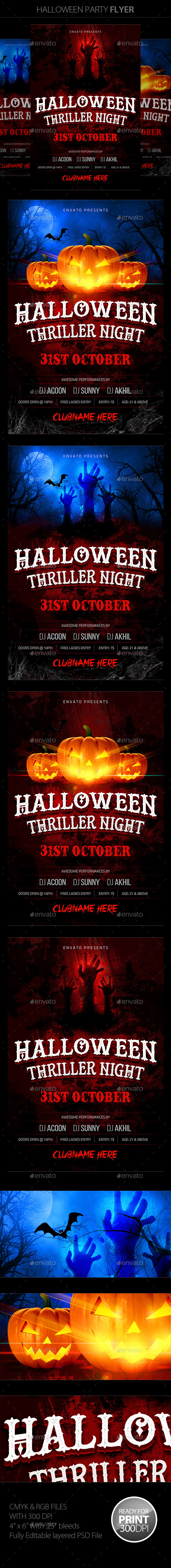 Halloween Flyer - Clubs & Parties Events