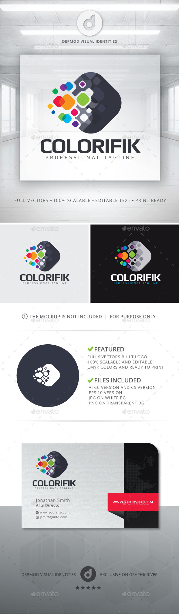 Colorifik Logo - Abstract Logo Templates