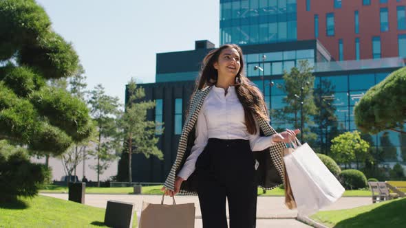 Smiling Large Happy and Excited Women After a Good alt