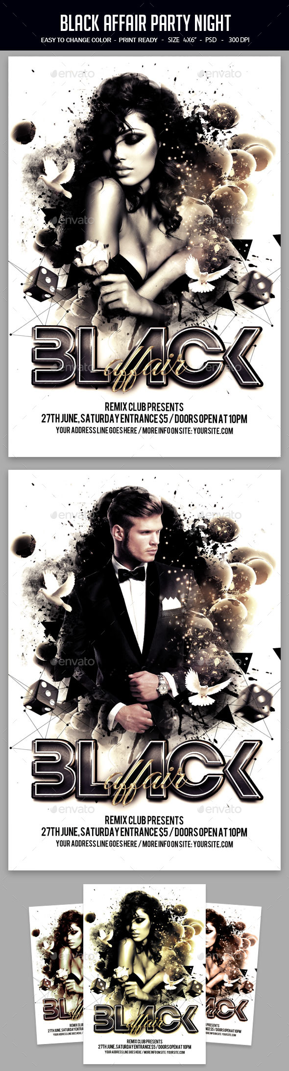 Black Affair Party Night - Clubs & Parties Events