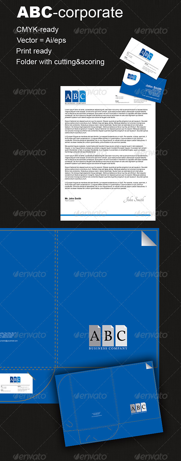 ABC-Corporate - Stationery Print Templates
