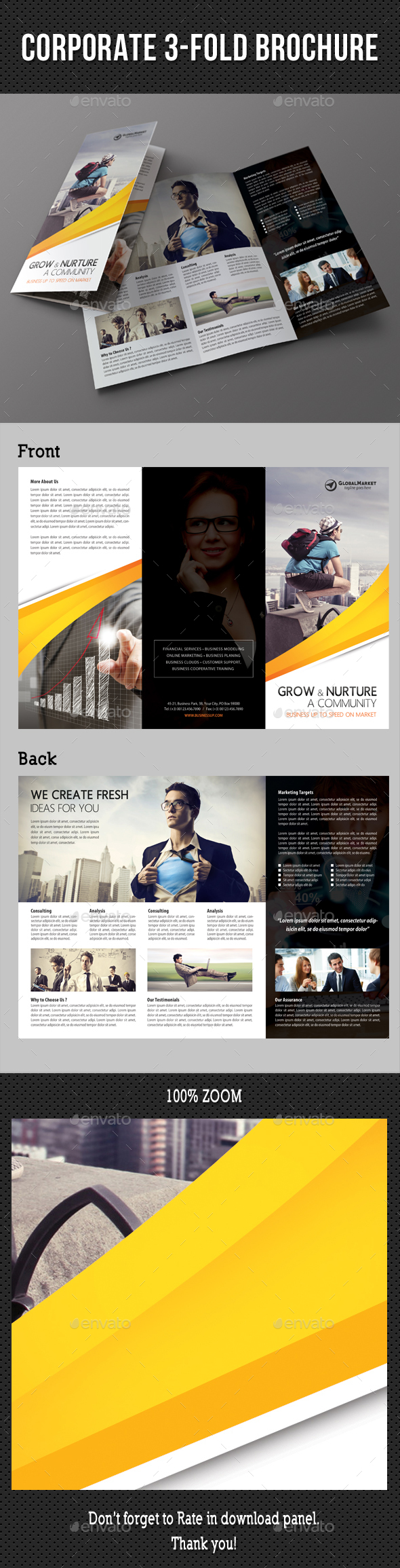 Corporate 3-Fold Brochure 33 - Corporate Brochures