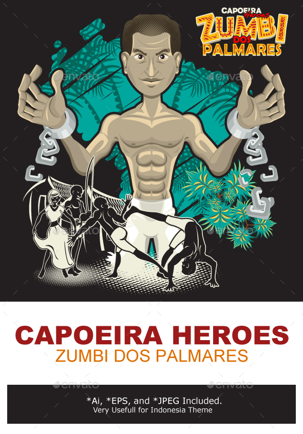 Capoeira Heroes Zumbi Dos Palmares - People Characters