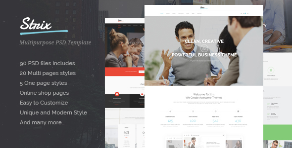 STRIX - Multipurpose - ThemeForest 13025324