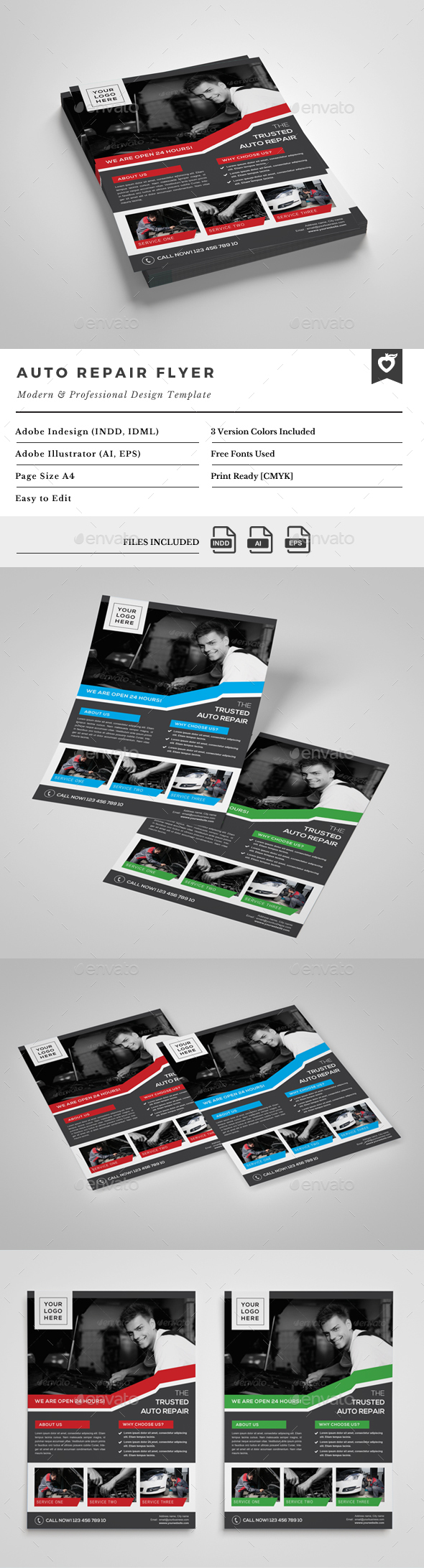 Auto Repair Flyer - Commerce Flyers