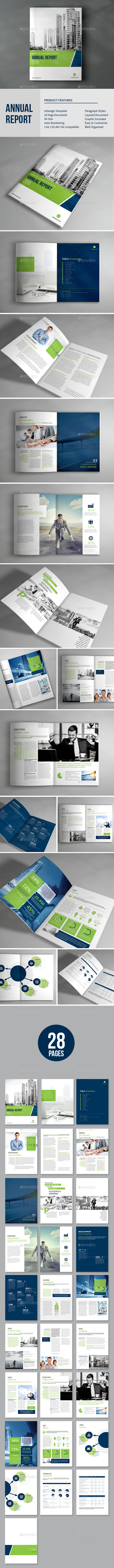 Annual Report Template Brochure - Brochures Print Templates