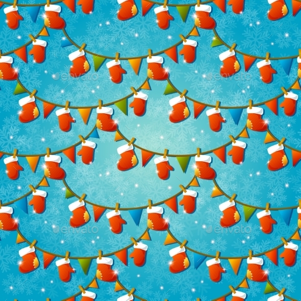 Xmas Seamless Pattern. - Patterns Decorative