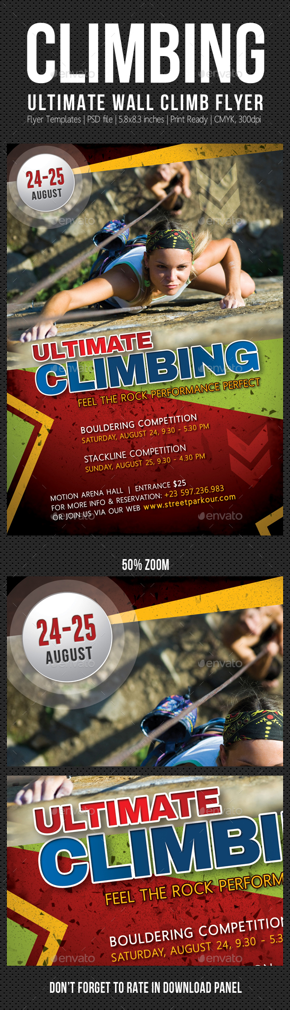 Climbing Sport Activity Flyer - Sports Events