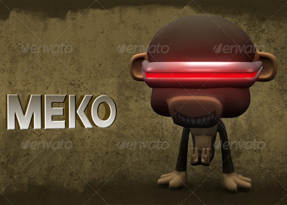 Meko The Monkey - 3Docean 156194