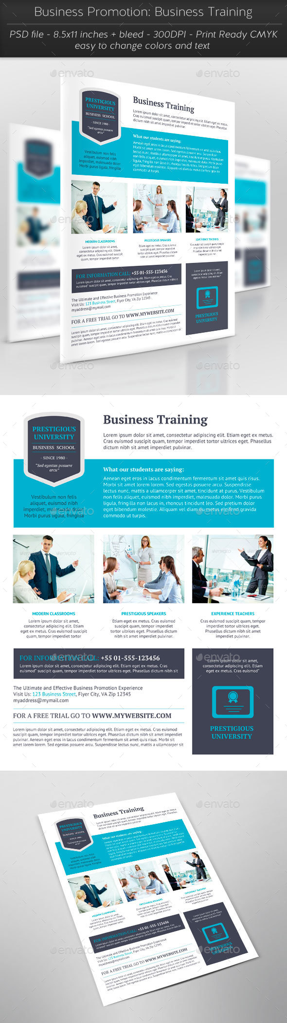 Business Promotion: Business Training - Corporate Flyers