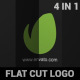 Flat Cut Logo - VideoHive Item for Sale