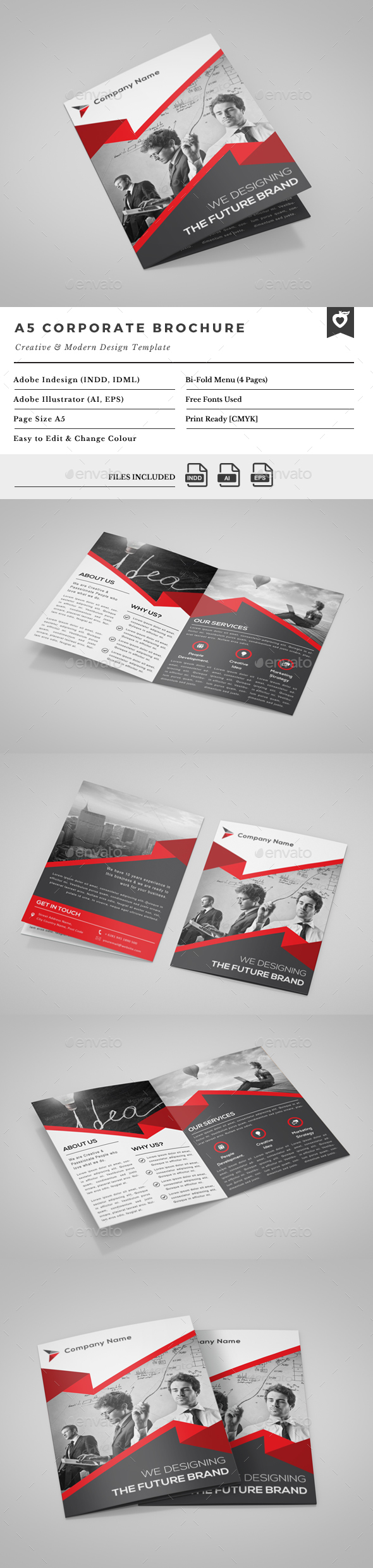 A5 Bi-Fold Brochure - Corporate Brochures