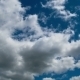 Clouds Moving In The Blue Sky. - VideoHive Item for Sale