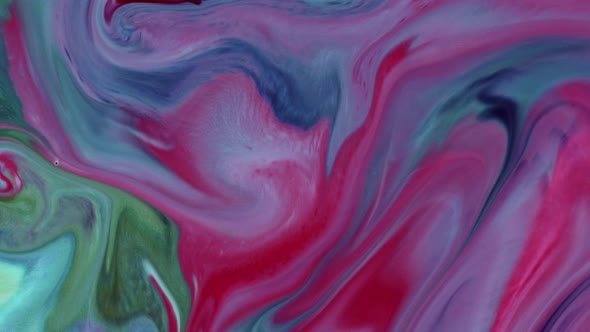 Colorful Liquid Ink Colors Blending Burst Swirl Fluid 92
