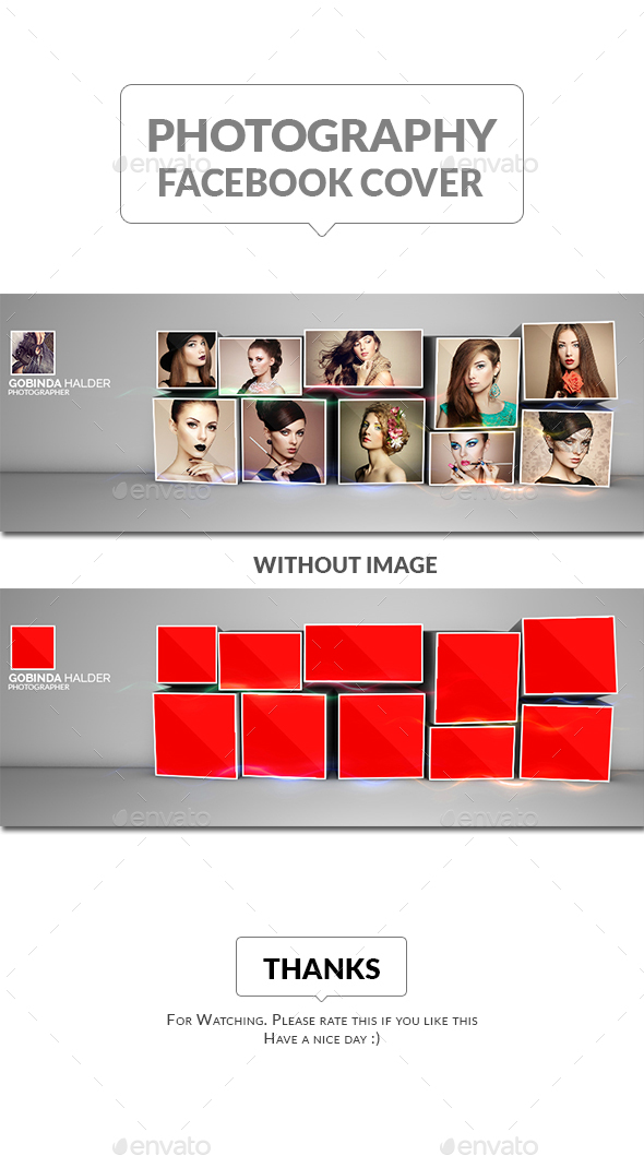 Photography Facebook Cover Template - Facebook Timeline Covers Social Media