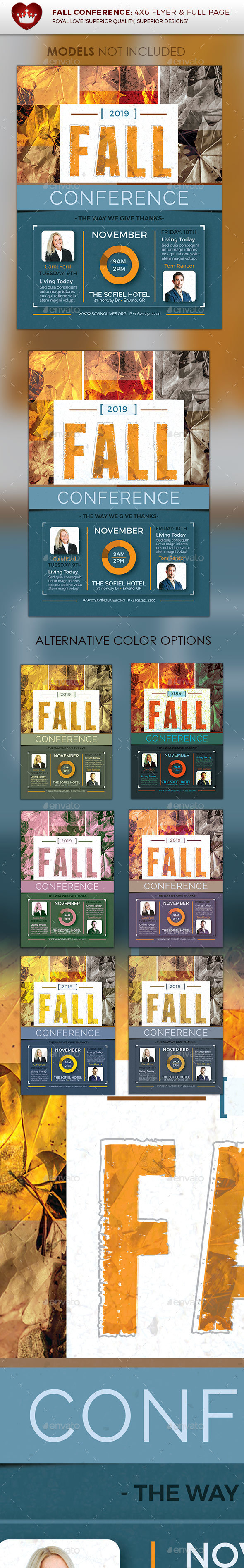 Fall Conference Flyer - Flyers Print Templates