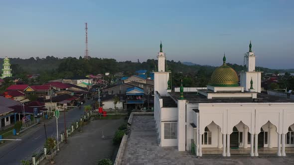 AH - Aerial Shot of a Beautiful Village 01 alt