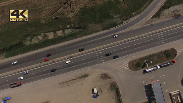 Aerial Footage Over Highway 12