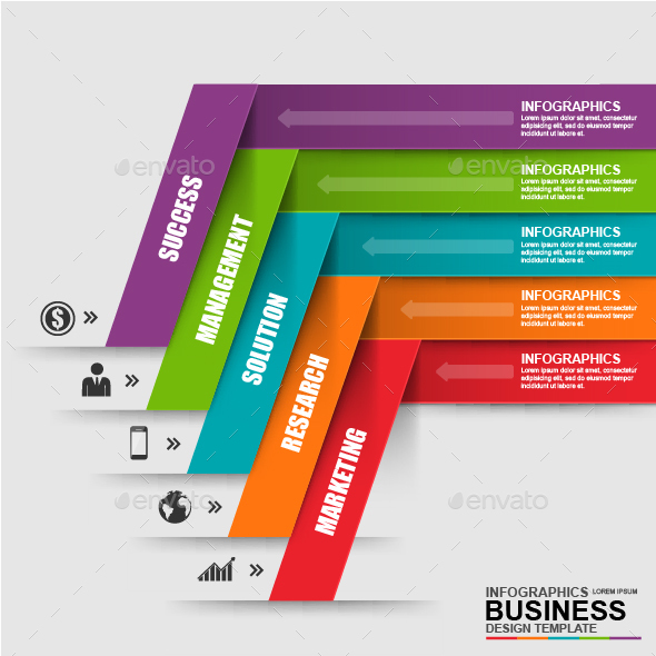 Abstract 3D Business Infographic Abstract 3D Business Infographic