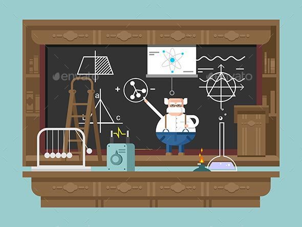 Lecture By Professor - Backgrounds Decorative