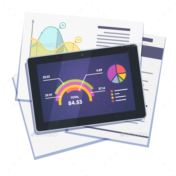 Statistical Data Abstract On Paper And Tablet - Computers Technology