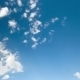 Clouds Moving In The Blue Sky - VideoHive Item for Sale